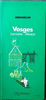Guide Vert Vosges, Lorraine, Alsace par Michelin