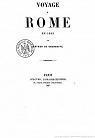 Voyage  Rome en 1853. par Grandeffe