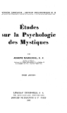 tudes sur la psychologie des mystiques, par Joseph Marchal,... Tome 2 par Marchal