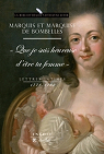 Lettres intimes (1778-1782) : Que je suis heureuse d'tre ta femme par Bombelles