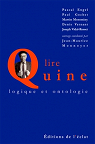 Lire Quine : Logique et ontologie par Monnoyer