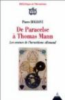 De Paracelse à Thomas Mann. Les avatars de l'hermétisme allemand par Deghaye