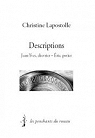 Descriptions - Jean-Yves, Chevrier -Eric, Potier par Lapostolle