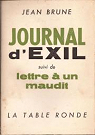 Journal d'exil par Brune