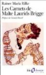 Les carnets de Malte Laurids Brigge par Rainer Maria Rilke