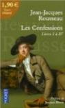 Les Confessions : Livres 1 4 par Rousseau
