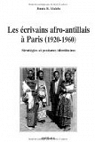 Les crivains afro-antillais  Paris (1920-1960) : Stratgies et postures identitaires par Malela