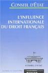 Les tudes du conseil d'etat, l'influence internationale du droit franais par tat