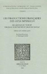 Les traductions franaises des Otia imperialia : De Gervais de Tilbury par Jean d'Antioche et Jean de Vignay par Tilbury
