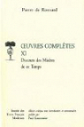 Oeuvres compltes, tome 11 par Ronsard