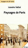 Paysages de Paris par Vaillat