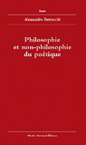 Philosophie et non-philosophie du potique par Bertocchi