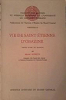 Vie de Saint Etienne d'Obazine par Aubrun