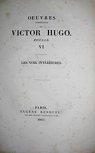 Les voix intrieures par Hugo