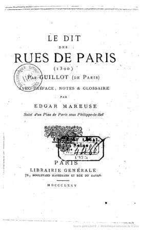  Guillot de Paris