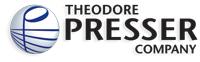 Editions Theodore Presser Company
